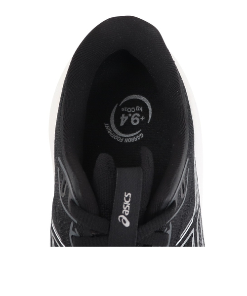 Asics　アシックス ランニングシューズ　ワイド　ブラック/グレー アシックス（ASICS）ランニングシューズ ゲルキュムラス26ワイド