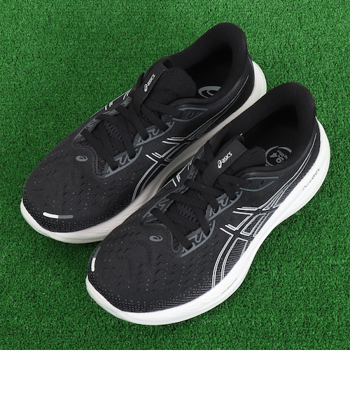 Asics　アシックス ランニングシューズ　ワイド　ブラック/グレー ASICS アシックス ランニングシューズ レディース 1012B678