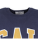 エスエーエス（S.A.S）裾リブプリント半袖Tシャツ CAL SAS2345805-79 NAVY