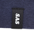 エスエーエス（S.A.S）裾リブプリント半袖Tシャツ CAL SAS2345805-79 NAVY