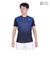 ルコックスポルティフ（lecoqsportif）テニスウェア グラフィックゲームシャツ LN4FHT11M NV00