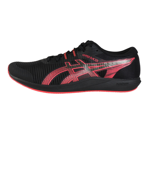 ASICS Hyper Racer ブラック/レッド ASICS アシックス（ASICS）（メンズ、レディース）ランニング