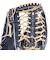 ウイルソン（Wilson）軟式用グラブ 外野手用 野球グローブ 一般 ベーシック Lab DUAL D8型 Wブラック 左投用 WBW102376