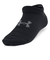 アンダーアーマー（UNDER ARMOUR）ジュニア エッセンシャル ノーショー ソックス 6足組 1382610 001 子供 黒