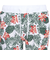 ミニ裏毛 ボタニカル柄ショートパンツ 15327-WHT A
