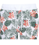 ミニ裏毛 ボタニカル柄ショートパンツ 15327-WHT A