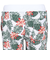 ミニ裏毛 ボタニカル柄ショートパンツ 15327-WHT A