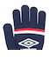 アンブロ（UMBRO）手袋 ジュニア ニットグローブ UUDYJD55 NVRD 防寒