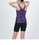 ミズノ（MIZUNO）フィットネス水着 アクアフィットネス用セパレーツ ボタン付 N2JGB84667 パープル