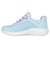 スケッチャーズ（SKECHERS）ジュニアスニーカー スポーツシューズ SI-BOUNDER-SMPL CUTE 303585L-TURQ