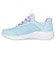 スケッチャーズ（SKECHERS）ジュニアスニーカー スポーツシューズ SI-BOUNDER-SMPL CUTE 303585L-TURQ