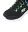スケッチャーズ（SKECHERS）ジュニアスニーカー スリップインズ バウンダー ブリスクバースト 黒 403822L-BBLM スポーツシューズ ハンズフリ…
