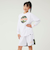 スポルディング（SPALDING）バスケットボールウェア ジュニア 長袖 Tシャツ ポルカドット カモ ボールプリント SJT24160WH