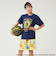スポルディング（SPALDING）バスケットボールウェア ジュニア 半袖 Tシャツ スポンジ・ボブ フレッシュ オフ ザ グリル SJT24166SNV