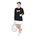 ルコックスポルティフ（lecoqsportif）テニスウェア シンプルロゴ 長袖シャツ ロングスリーブ LN4FLT20L BK00