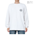 ベンデイビス（BEN DAVIS）サークルロゴ ロングスリーブTシャツ 24780036-WHT