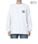 ベンデイビス（BEN DAVIS）サークルロゴ ロングスリーブTシャツ 24780036-WHT