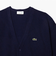 ラコステ（LACOSTE）ガーター編みVネックカーディガン AH0397-99166