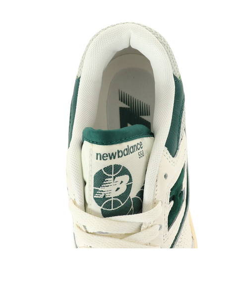 ニューバランス NEW BLANCE スニーカー BB550NED New Balance BB550NED WHITE/GREEN（ニューバランス BB550NED