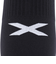 ツー・タイムズ・ユー（2XU）インビジブル ソックス 3足組 UQ6550E-BLK/WHT