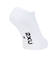 ツー・タイムズ・ユー（2XU）インビジブル ソックス 3足組 UQ6550E-WHT/BLK ホワイト