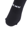 ツー・タイムズ・ユー（2XU）クルー丈 ソックス 3足組 UQ7238E-BLK/WHT ブラック