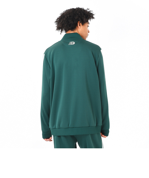 New Balance グリーン ウォームアップジャケット New Balance ニューバランス ウォームアップジャケット(ネイビー