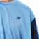 ニューバランス（new balance）バスケットボールウェア サイドカラーブロック ロングスリーブTシャツ AMT45180HEB
