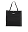 PIPING スクエア トートバッグ COOPER ロゴ 103212053011-BLACK