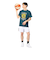 スポルディング（SPALDING）バスケットボールウェア 半袖Tシャツ スポンジ・ボブ フレッシュ オフ ザ グリル SMT24141SSP