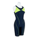 ミズノ（MIZUNO）フィットネス水着 レディース 水泳 アクアフィットネス用 オールインワン N2JGB30183 ネイビー ライム