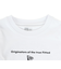 ニューエラ（NEW ERA）ジュニア 長袖 コットン Tシャツ Circle OOTTF ホワイト 14325141