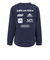 ジュニア ポリテンジク ロゴ ロングスリーブTシャツ CT4F0057-TR865-GRHD NVY