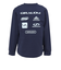 ジュニア ポリテンジク ロゴ ロングスリーブTシャツ CT4F0057-TR865-GRHD NVY