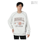 ラッセル（RUSSELL）HighCotton カスレプリント スウェットシャツ RBM24F0004 MGRY