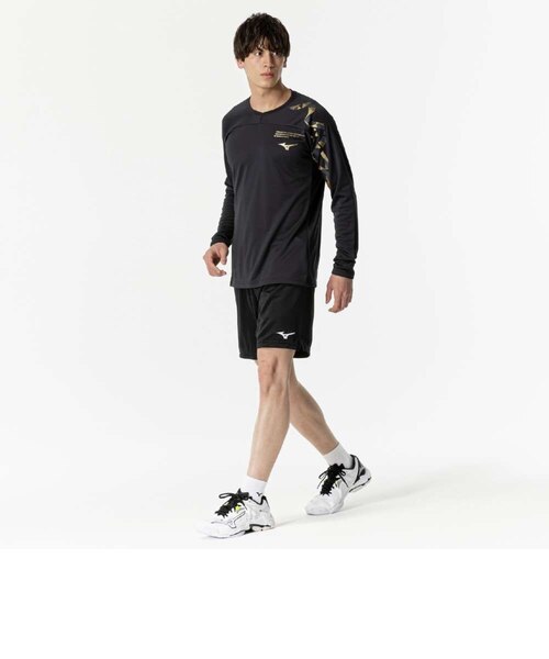 ミズノ（MIZUNO）バレーボールウェア 長袖 N-XTプラクティスシャツ