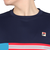 フィラ（FILA）テニスウェア 胸切替ライン バックホールメッシュ ゲームシャツ VM5702-20
