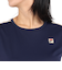 フィラ（FILA）テニスウェア フェザープリント バックホールメッシュ 切替 ゲームシャツ VL2911-20