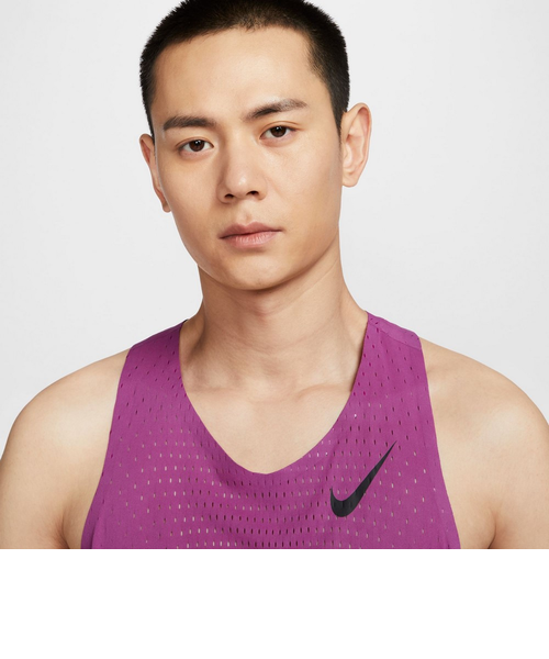 ナイキ エアロスイフト シングレット Mサイズ セット ミント 紫 ナイキ（NIKE）エアロスイフト ドライフィット ランニングシングレット