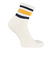 クー（Coo.）1足組 アンクル丈 ラインソックス 894Q4GSA0044 WHT