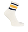 クー（Coo.）1足組 アンクル丈 ラインソックス 894Q4GSA0044 WHT