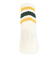 クー（Coo.）1足組 アンクル丈 ラインソックス 895Q4GSA0026 OWHT