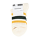 クー（Coo.）1足組 アンクル丈 ラインソックス 895Q4GSA0026 OWHT