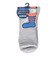 靴下 ふくらし ゆるピ丈 無地 リブ ソックス クルー丈 表糸綿100% 37752W GRY グレー