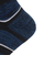 靴下 ふくらし ボーダー柄 靴下 ソックス クルー丈 口ゴムなし 37783 NVY ネイビー