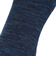 靴下 ふくらし チェック柄 靴下 ソックス クルー丈 口ゴムなし 37784 NVY ネイビー