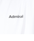 アドミラル（Admiral）テニスウェア サイドストレートライン Tシャツ ATMA420-WHT