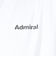 アドミラル（Admiral）テニスウェア サイドストレートライン Tシャツ ATMA420-WHT