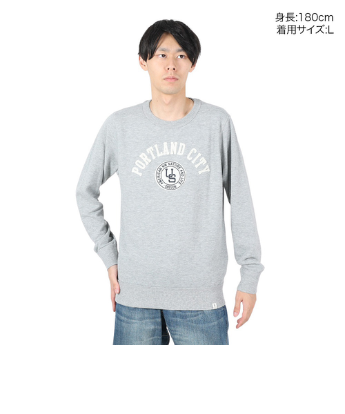 エルケクス（ELKEX）スウェットクルーネック ARCH EMBLEM EKM4FA0003