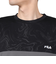 フィラ（FILA）テニスウェア 長袖 エンボス切替Tシャツ FM6906-08